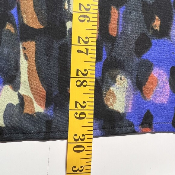 CAbi Tunic Top 3143 Womens Medium Sabine Mosaic Watercolor Print Popover Blouse - Picture 8 of 10